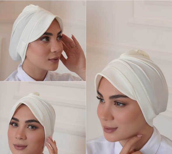 Turban sport à visière pour femme - Protection UV UPF