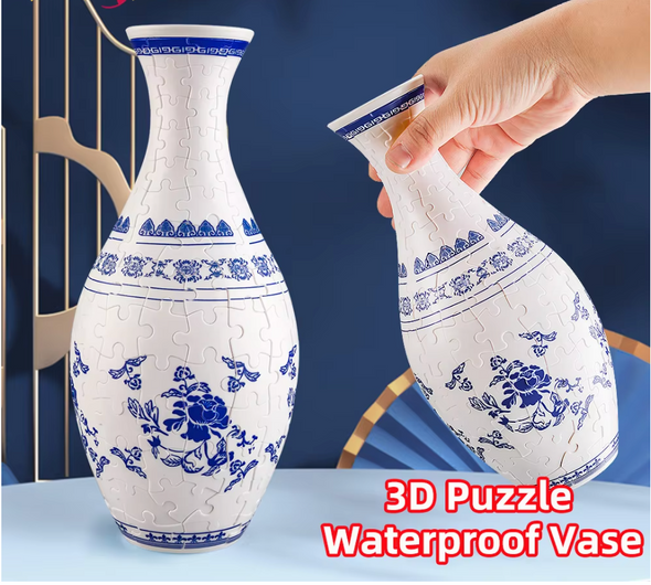 Vase puzzle en plastique de 160 pièces