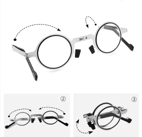 Lunettes de lecture pliables