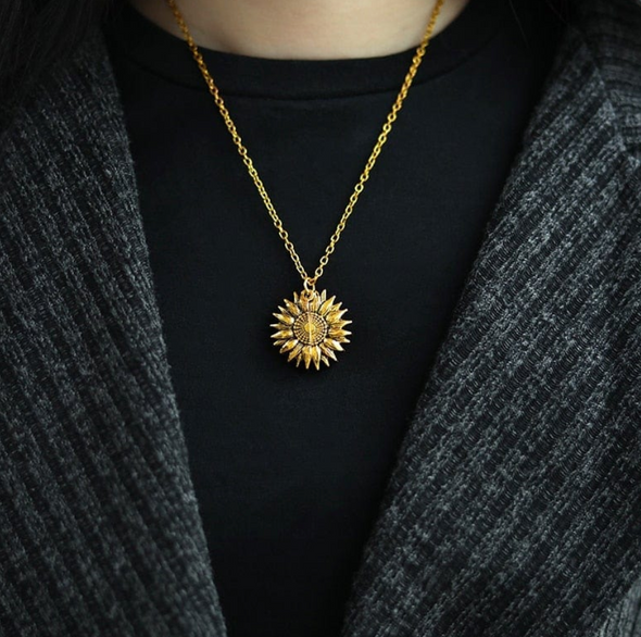 Collier SunFlower - Le cadeau Idéal❤️